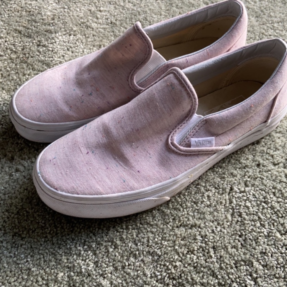 Womens Soft Pink Vans
